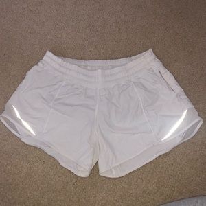 White Lululemon Shorts